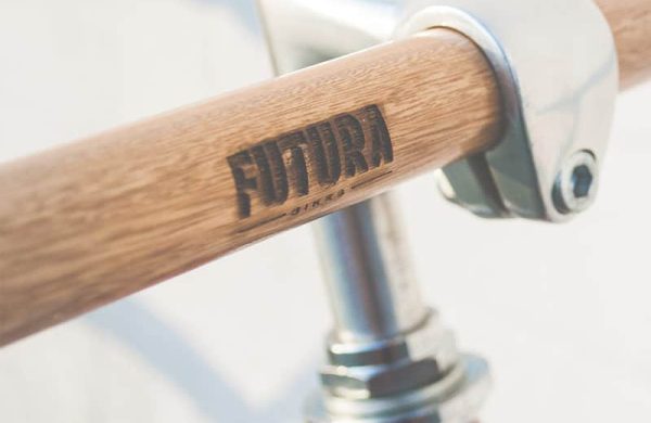 Furtura logo on a wood